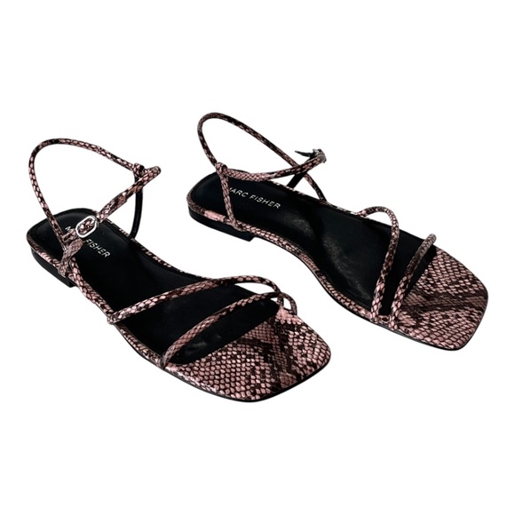 Marc Fisher Mikal Strappy Flat Sandals - Picture 1 of 6